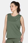 Zelocity Quick Dry Contour Tank Top - Four Leaf Clover — thumbnail 2